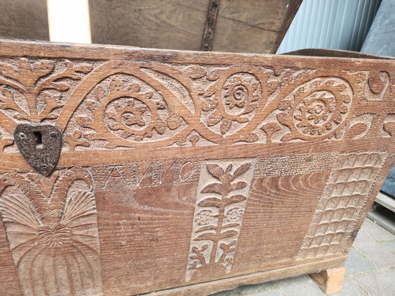 Cassapanca del 1797 – Armadi contenitori, Metallo, Legno (photo 3 of 8)