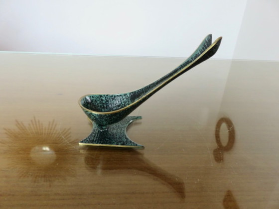 Soporte para pipa "Las golondrinas", de Walter Bosse, en bronce, 1950. – Objetos decorativos, Bronze (photo 3 of 9)