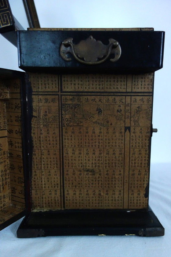 Image 1 of Schmuckkästchen mit Spiegel, antik, Mitte des 20. Jahrhunderts