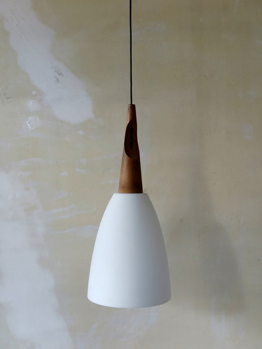 Mid-Century Glaslampe, Italien