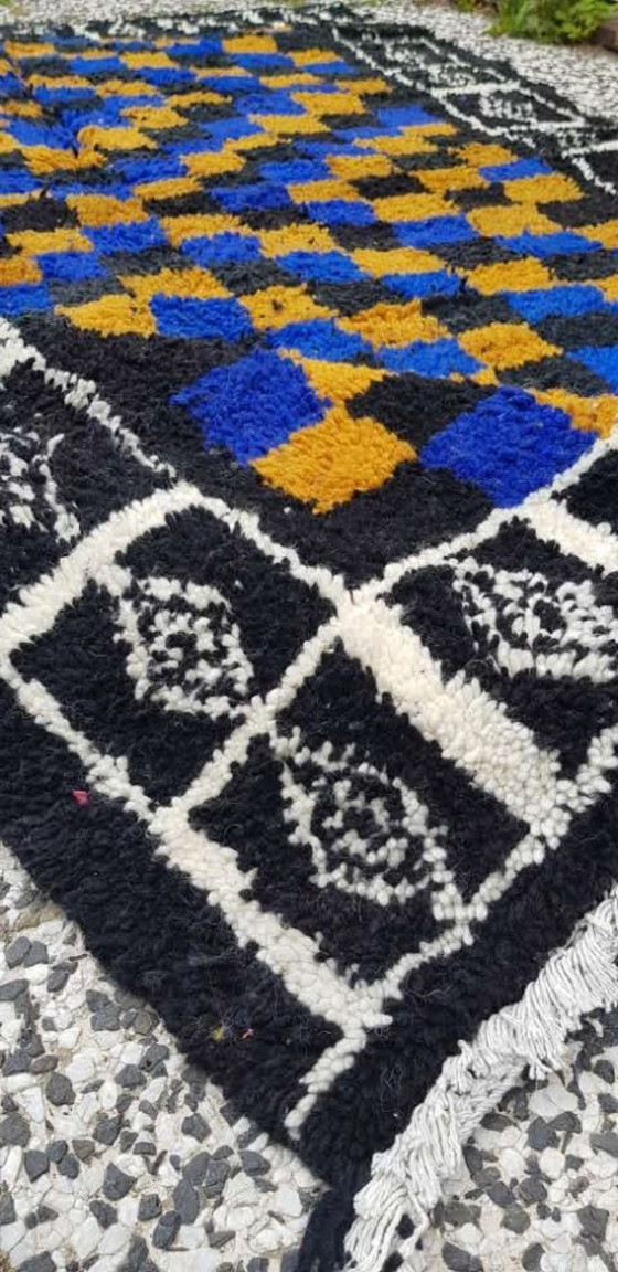 Image 1 of Alfombra bereber anudada a mano de lana, 243 x 163 cm