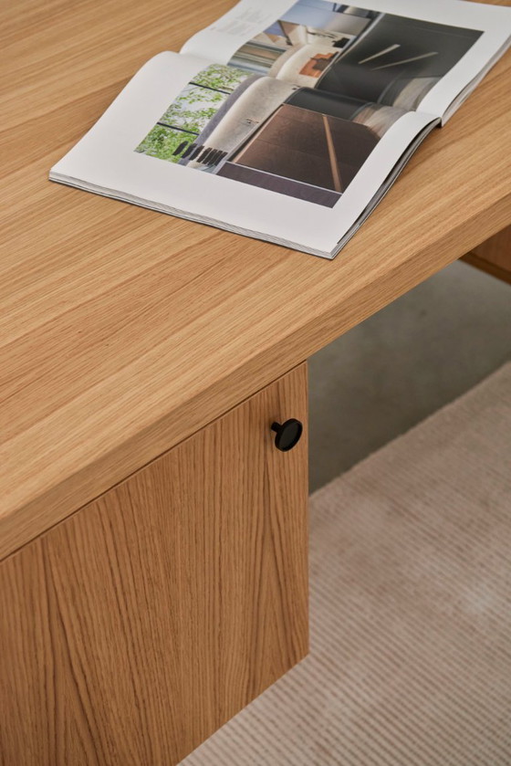 Image 1 of Oak desk - Astrid 1 D_B01