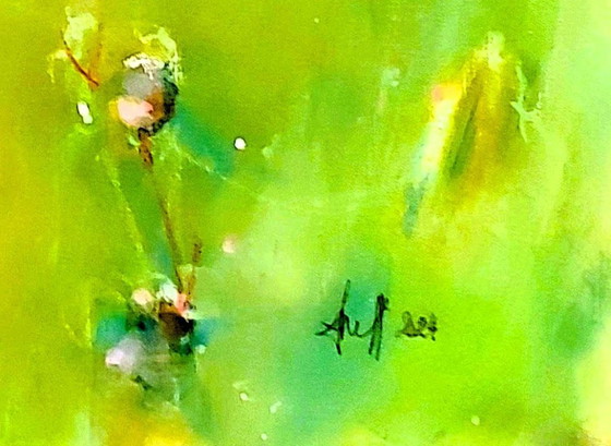 Image 1 of Abstract schilderij - Meadow