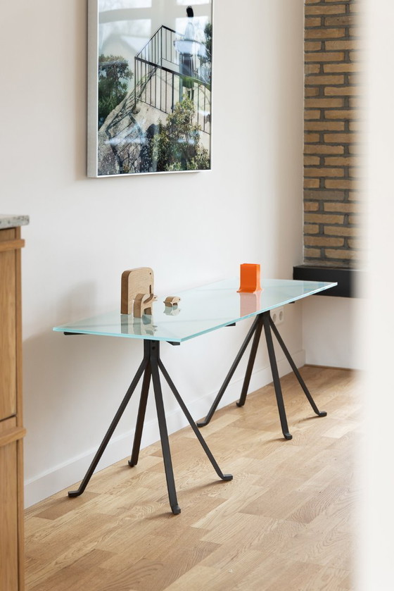 Image 1 of Enzo Mari Cuginetto custom side table Driade 1973