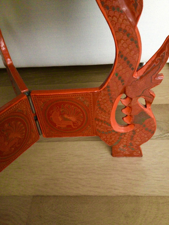 Image 1 of Tavolo laccato birmano