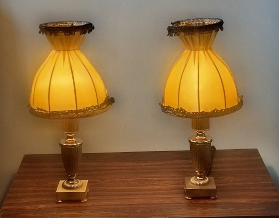Image 1 of Hollywood Regency Style Table Lamps