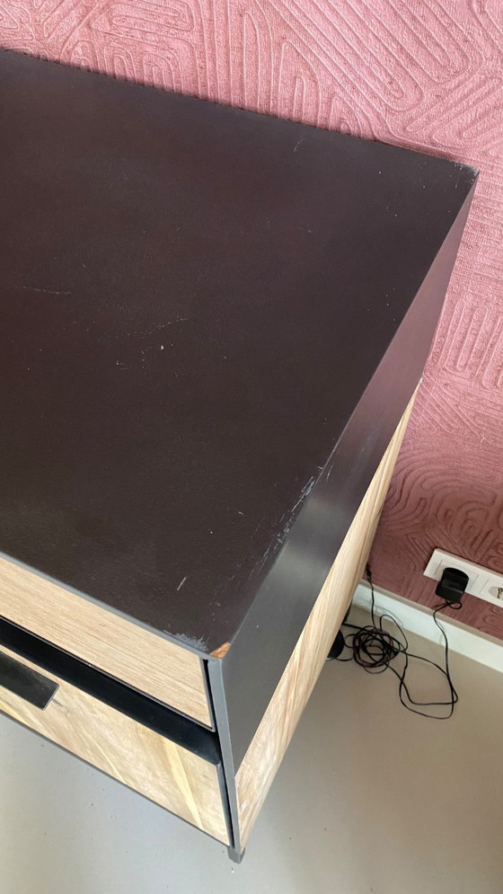 Credenza robusta in legno di acacia (240 cm) – Con illuminazione LED e ampio spazio – Credenze, Wood (photo 7 of 11)