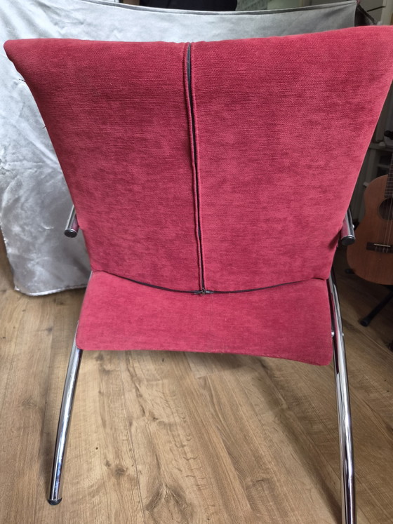 Image 1 of Kebe Danish Design „The Sit Chair“ in wunderschönem Weinrot