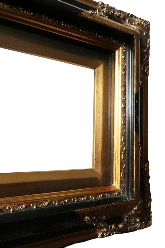 Image 1 of Baroque wooden frame incl. glass