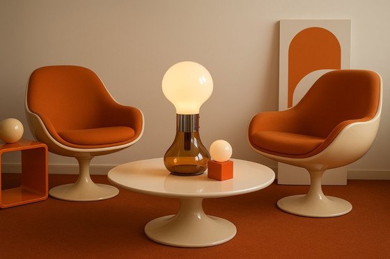 Image 1 of Lampe Birillo par Carlo Nason pour Mazzega 1970s