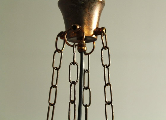 Image 1 of Copper Pendant Lamp, Sweden, 1950s