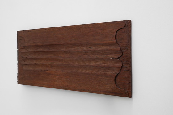 Image 1 of Panel gótico tallado en roble del siglo XVI, Bélgica