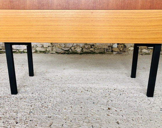 Image 1 of Mid-Century, Vintage , Storage Cabinet On Metal Legs, 1970S
