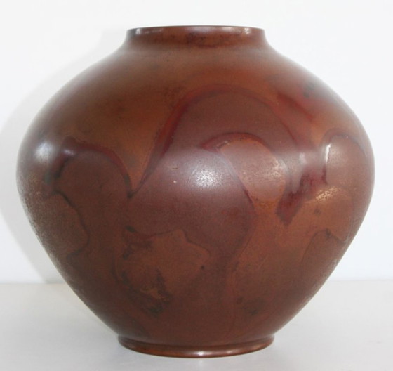 Image 1 of Bronze Vase - Yoshino Takeji - Japan