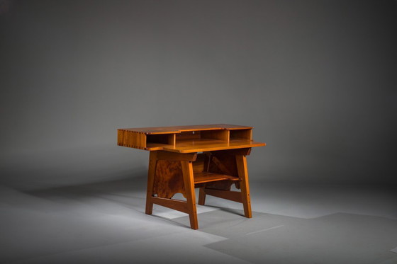 Image 1 of Mid-Century Modern Teak Schreibtisch, 1980er Jahre