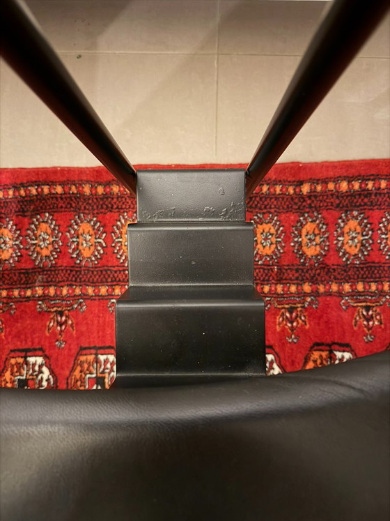Trix Chair, K.F. Förster - Postmodern, Memphis – KFF, Dining chairs, Leather, Metal (photo 9 of 10)
