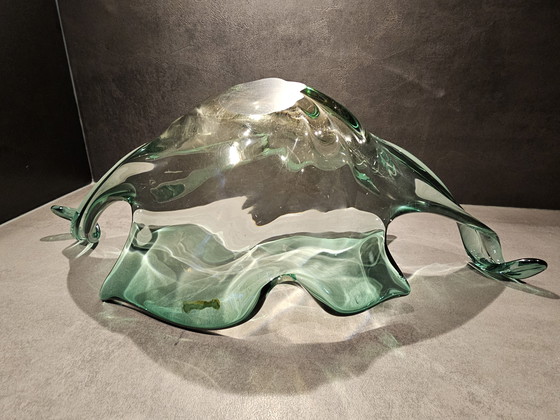 Image 1 of Unique vintage Murano art glass centerpiece