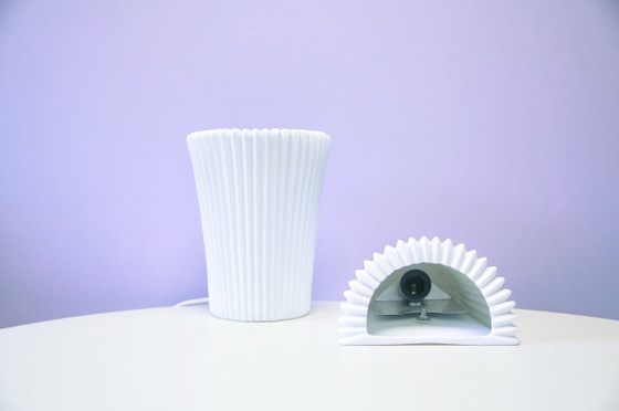 Set di 2 Applique Ikea 'Bista', Porcellana, Bianco, Modern (foto 5 di 5)