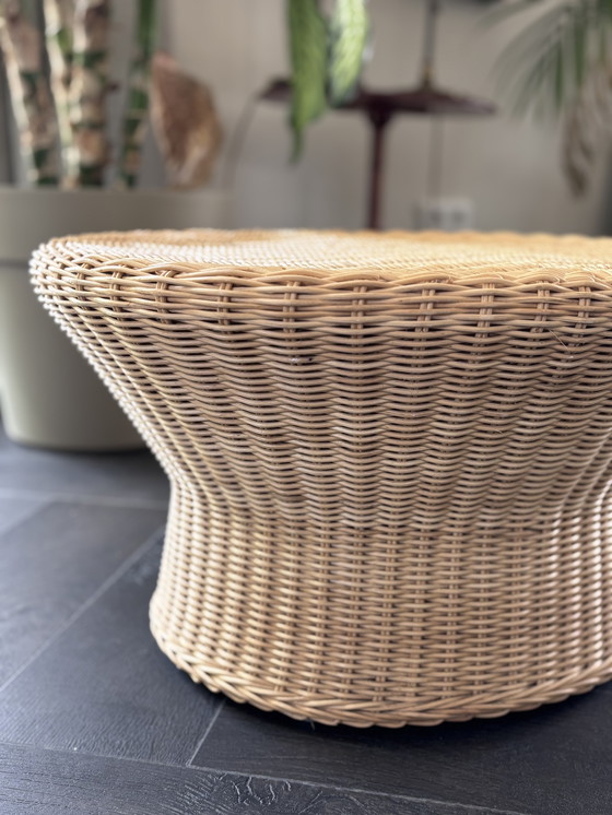 Image 1 of Wicker Mushroom Side Table