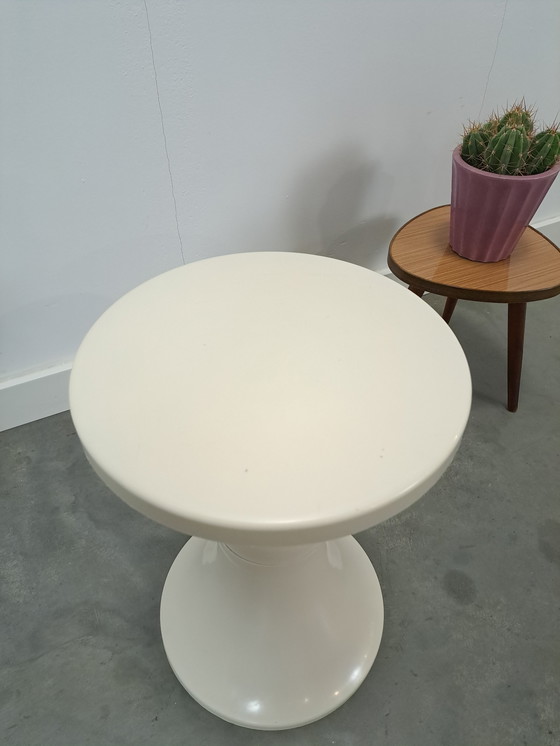Image 1 of Plastic VEB Stool White No. 6