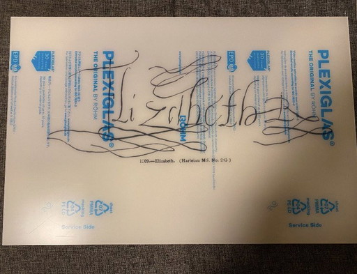 Historische handtekening van Elizabeth I - Verzamelobject