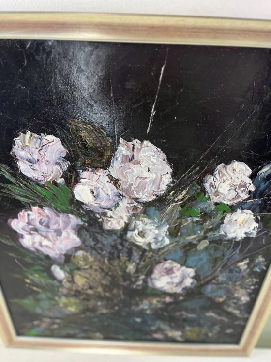 Blumenstrauß-Arrangement – Gemälde & Zeichnungen, Canvas (photo 7 of 9)