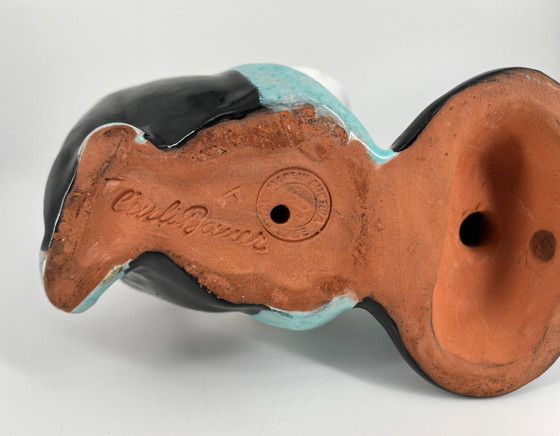 Image 1 of Carli Bauer ceramic lamp base, Austria, Mid-Century Modern, 1950s