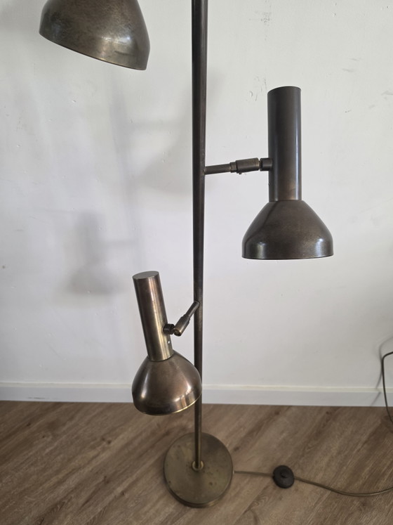 Cosack Leuchten 3 Spots Lampe Vintage Space Age – Lampadaires, Metal, Brass (photo 5 of 7)