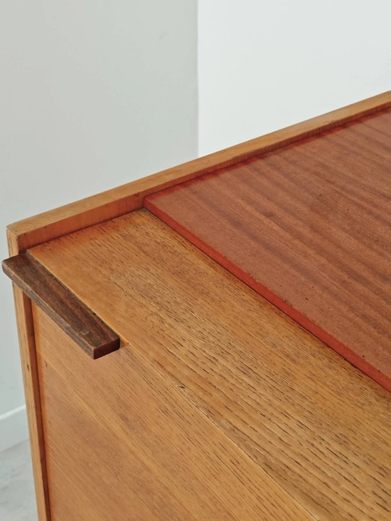 Kist of minibar Frantisek Mezulanik voor Up Zavody jaren 60 – Barkrukken, Wood, Mid Century Modern (photo 6 of 18)