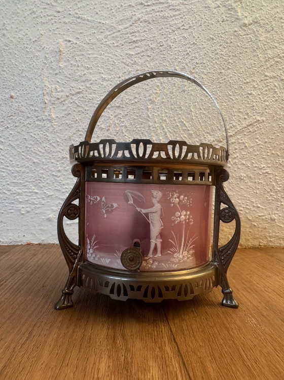 Calentador de té Mary Gregory – Accesorios de mesa, Glass, Metal (photo 4 of 16)