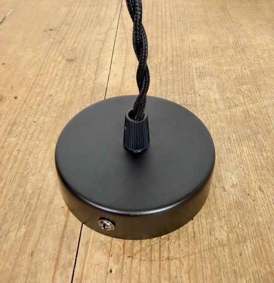 Image 1 of Vintage glazen plafondlamp, jaren 70