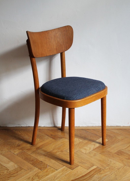 Sedia da pranzo vintage ceca di metà secolo, disegnata da UP Rousínov, anni '60. – eetkamerstoelen, Wood (photo 2 of 16)
