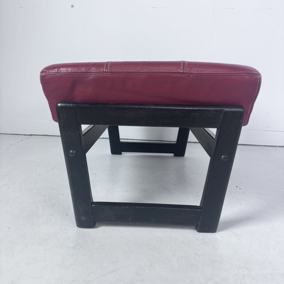 Image 1 of Pouf in pelle Sven Elkekaer anni '80