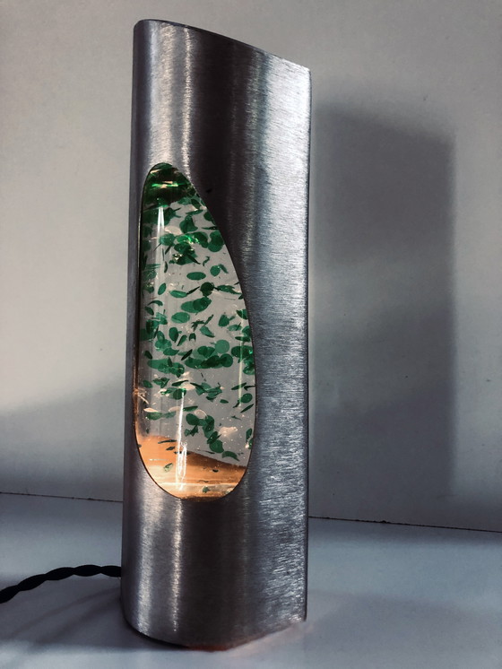 Image 1 of Lampe à Paillettes Vintage - Glitter Lamp - Space Age - 1970