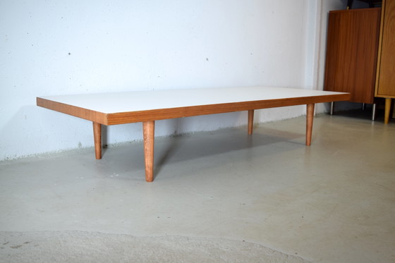 Image 1 of Large 1950s Coffee Table Vintage Coffee Table Mid Century Table 