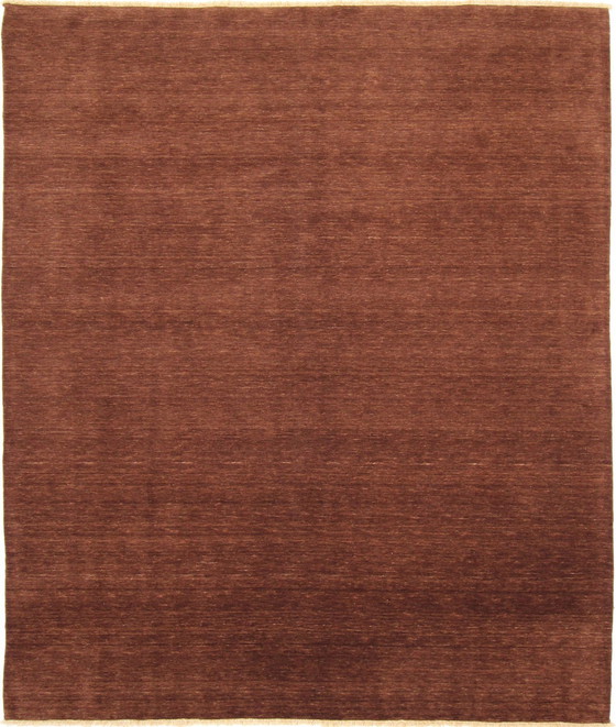 Image 1 of Tapis moderne Gabbeh Loom Unicolore noué à la main 297 X 247 cm Nouveau tapis