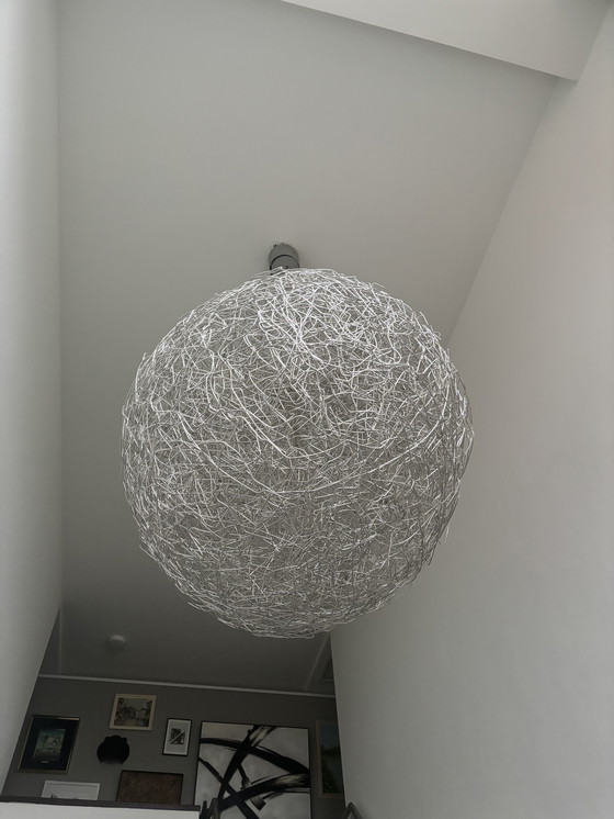 Image 1 of Original Fil de Fer hanging lamp Catellani and Smith 120 cm