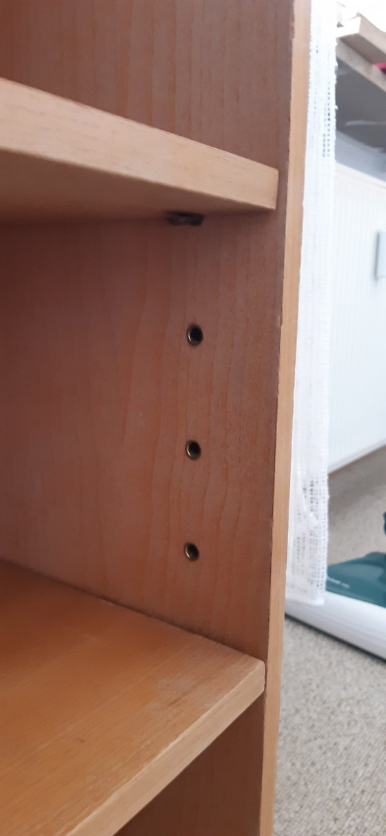 Image 1 of Conjunto de armario de mediados de siglo con escritorio secreter (modelo original WK Möbel WKS 1, 1950-1977).