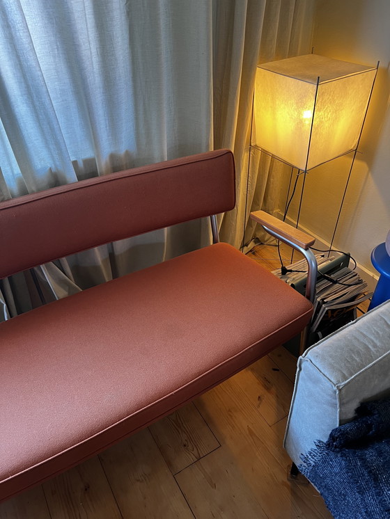 Image 1 of Oranje (eettafel) bankje