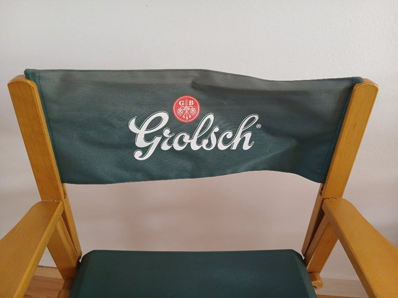 Image 1 of Unieke Grolsch Regiseurstoel 2013-2017 (opklapbaar)