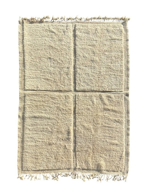 Image 1 of Handgeweven Marokkaans Mrirt-tapijt – 220 × 320 cm – Natuurlijke wol