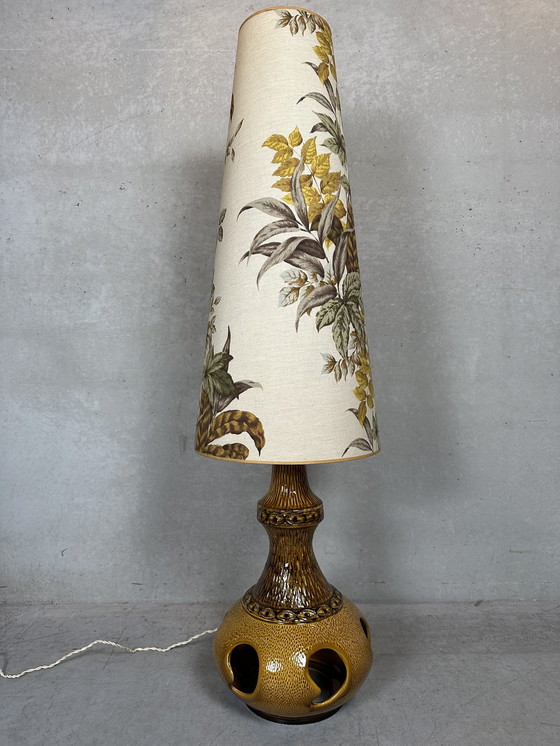 Image 1 of Vintage West Germany Fat Lava Floor Lamp - Bay Keramik