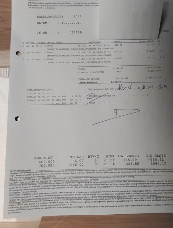 Image 1 of 6x TONON Italy Design-Stühle