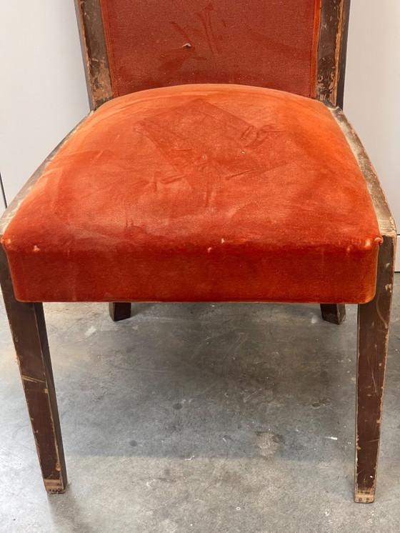 Image 1 of À restaurer : Ensemble de 6 chaises originales DE Coene Frères (RUBENS)