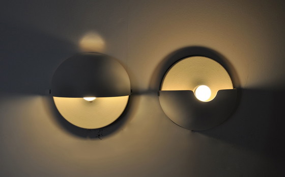 Image 1 of 2x Mezzanotte Wall Lamps by Harvey guzzini