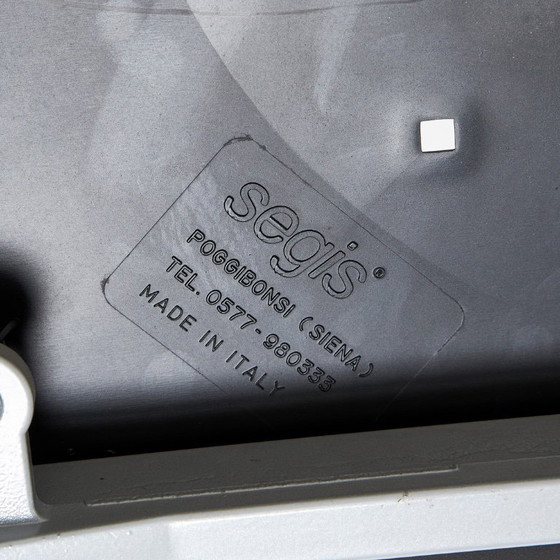 Image 1 of Carlo Bartoli — Sgabelli da bar “Breeze” (set di 4) per Segis, Italia — Acrilico e metallo cromato — Icone del design moderno