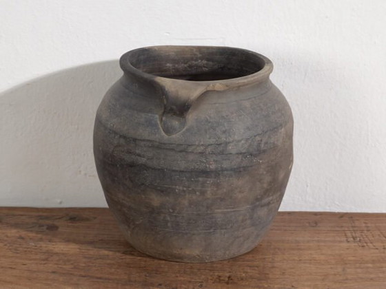 Pequeño jarrón de cerámica antiguo (c.1900) #4 – Jarrones (photo 24 of 40)