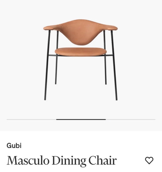 Image 1 of Gubi Masculo Dining Chairs