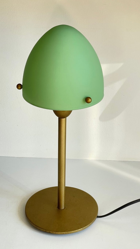 Image 1 of LAMPE SCE Verre Opalin VINTAGE