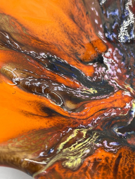 Image 1 of Vassoio portaoggetti con foglie autunnali di Vallauris